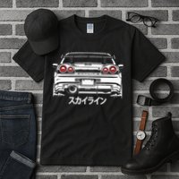 Vintage Legendary Skyline Jdm Gt R 34 Tall T-Shirt