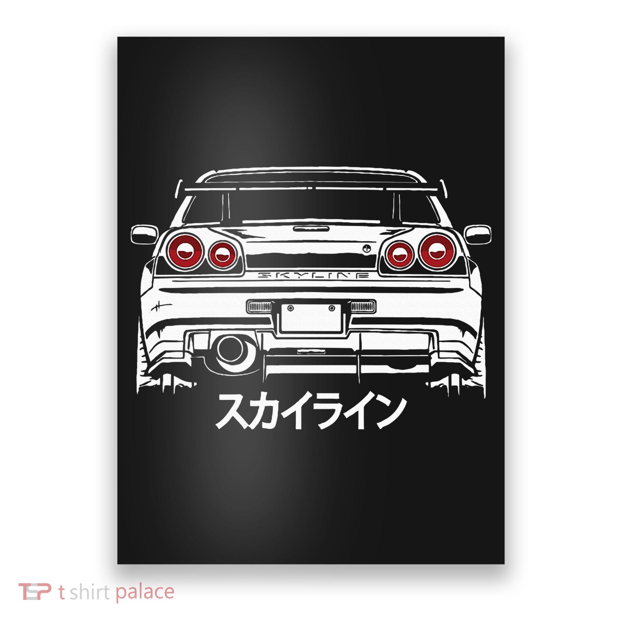 Vintage Legendary Skyline Jdm Gt R 34 Poster