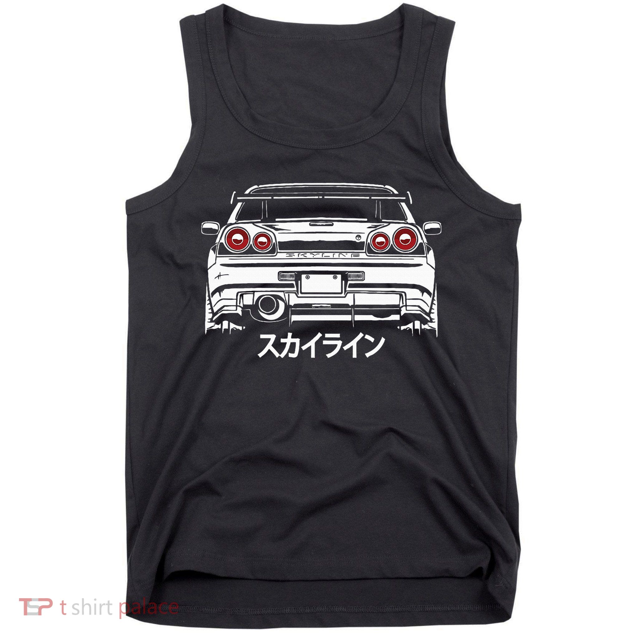 Vintage Legendary Skyline Jdm Gt R 34 Tank Top