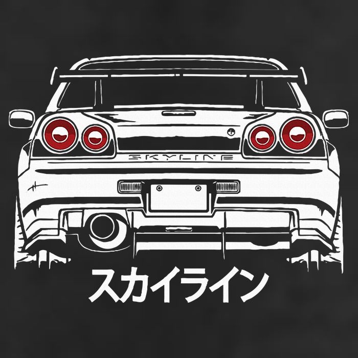 Vintage Legendary Skyline Jdm Gt R 34 Golf Towel