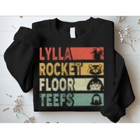 Vintage Lylla Teefs Floor Rocket Guardian Funny Matching Team Sweatshirt