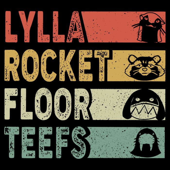 Vintage Lylla Teefs Floor Rocket Guardian Funny Matching Team Sweatshirt