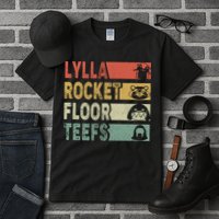 Vintage Lylla Teefs Floor Rocket Guardian Funny Matching Team Tall T-Shirt
