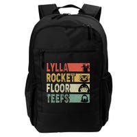 Vintage Lylla Teefs Floor Rocket Guardian Funny Matching Team Backpack