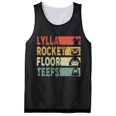 Vintage Lylla Teefs Floor Rocket Guardian Funny Matching Team Mesh Reversible Basketball Jersey Tank