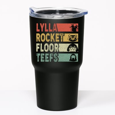 Vintage Lylla Teefs Floor Rocket Guardian Funny Matching Team Tumbler