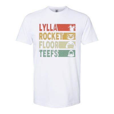 Vintage Lylla Teefs Floor Rocket Guardian Funny Matching Team Softstyle® CVC T-Shirt