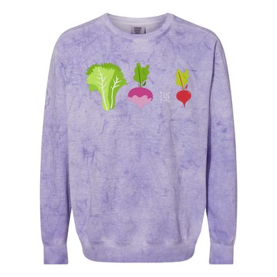 Vegetarians. LetS Turn On The Beat Vegan Colorblast Crewneck Sweatshirt