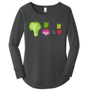 Vegetarians. LetS Turn On The Beat Vegan Women's Perfect Tri Tunic Long Sleeve Shirt