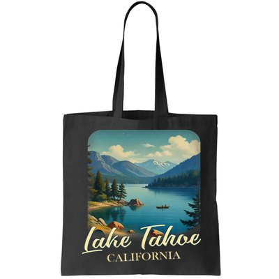 Vintage Lake Tahoe California Mountain Retro Bag