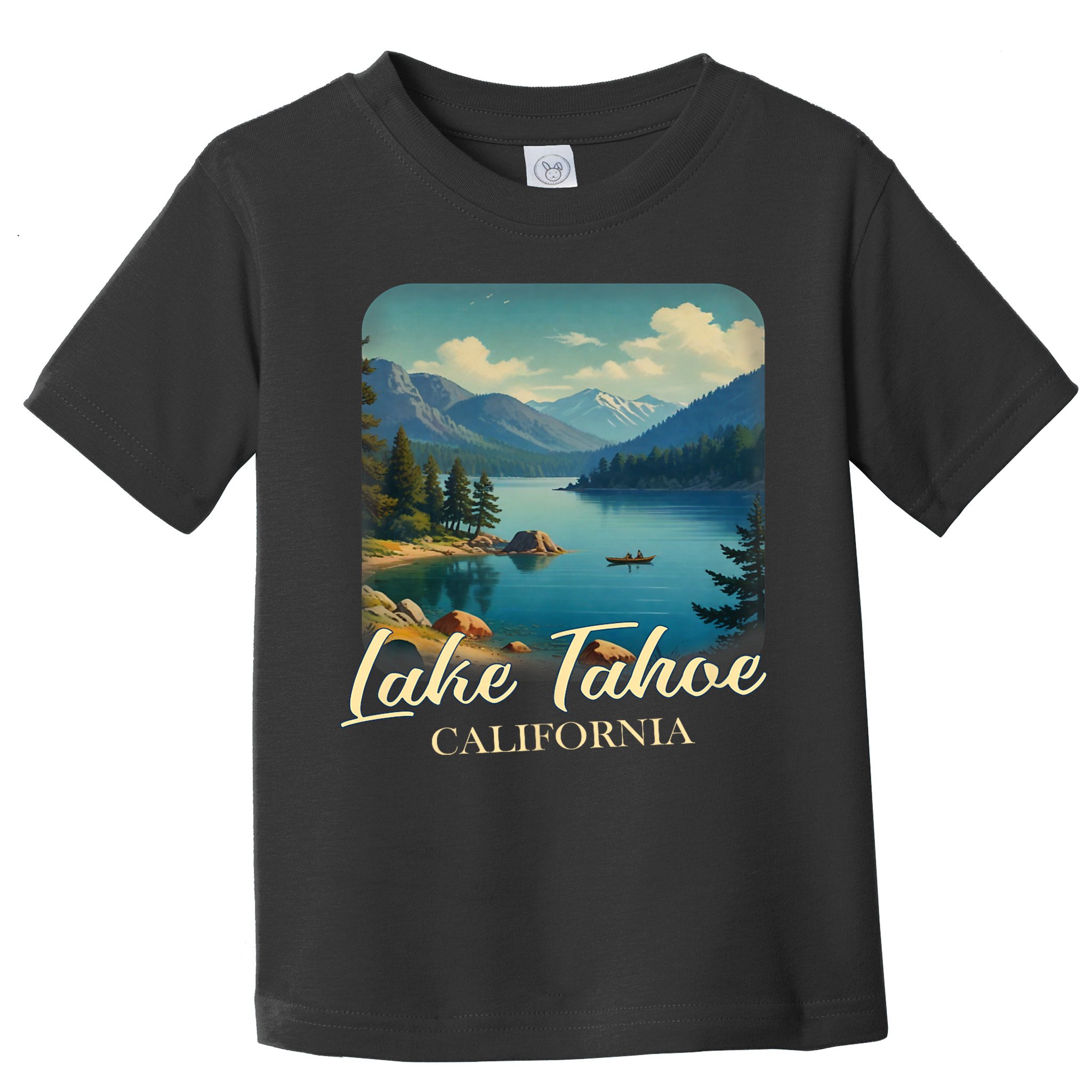 Vintage Lake Tahoe California Mountain Retro Toddler T-Shirt
