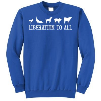 Vegan Liberation To All Animals Gift Sweatshirt