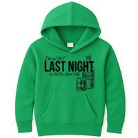 Vintage Last The Liquor Talk We Let At Night Western Country Kids Hoodie