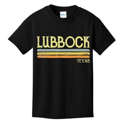 Vintage Lubbock Texas Tx Love Gift Souvenir Kids T-Shirt