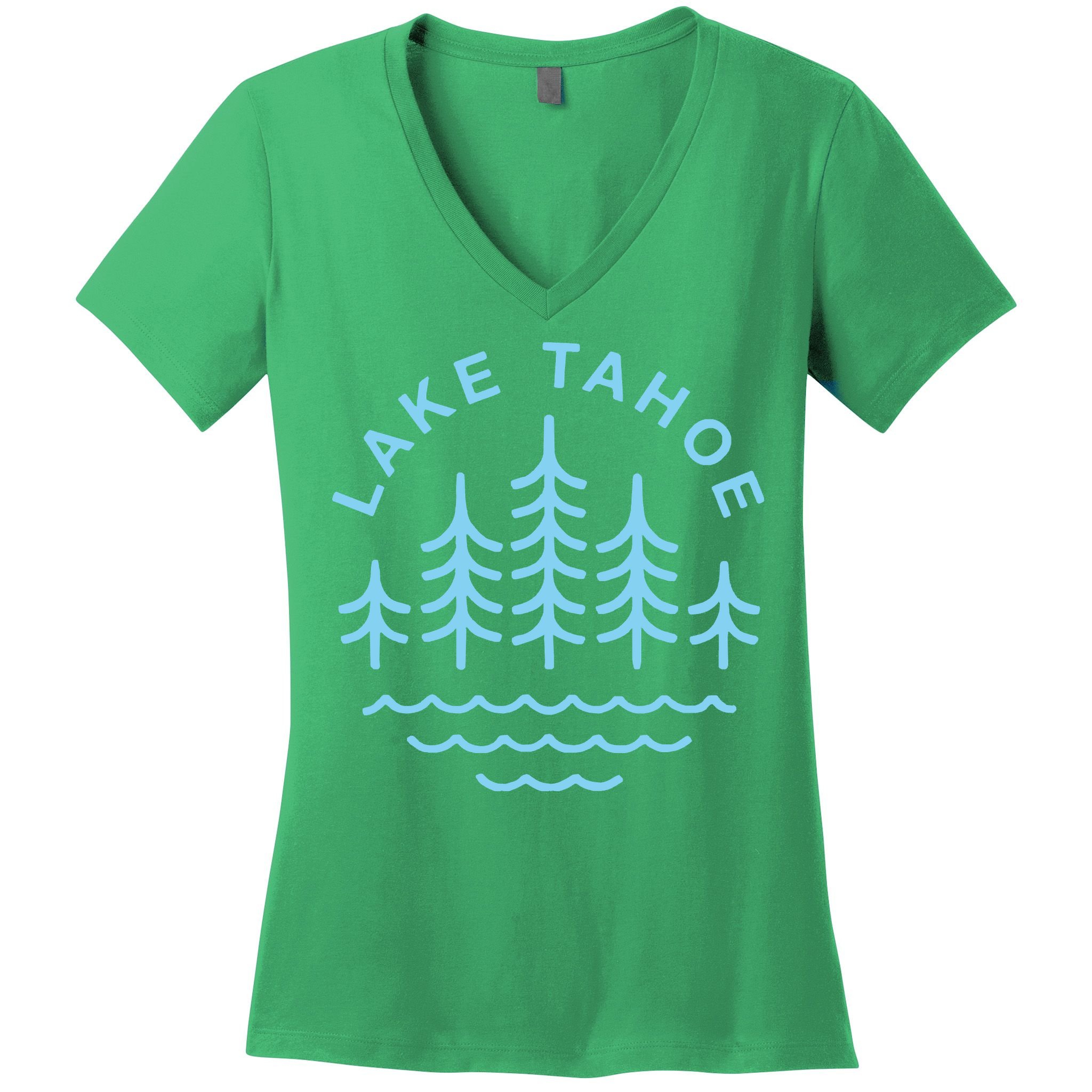 Vintage Lake Tahoe Women's V-Neck T-Shirt
