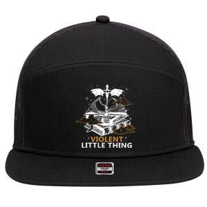 Violent Little Thing Fourth Wing 7 Panel Mesh Trucker Snapback Hat