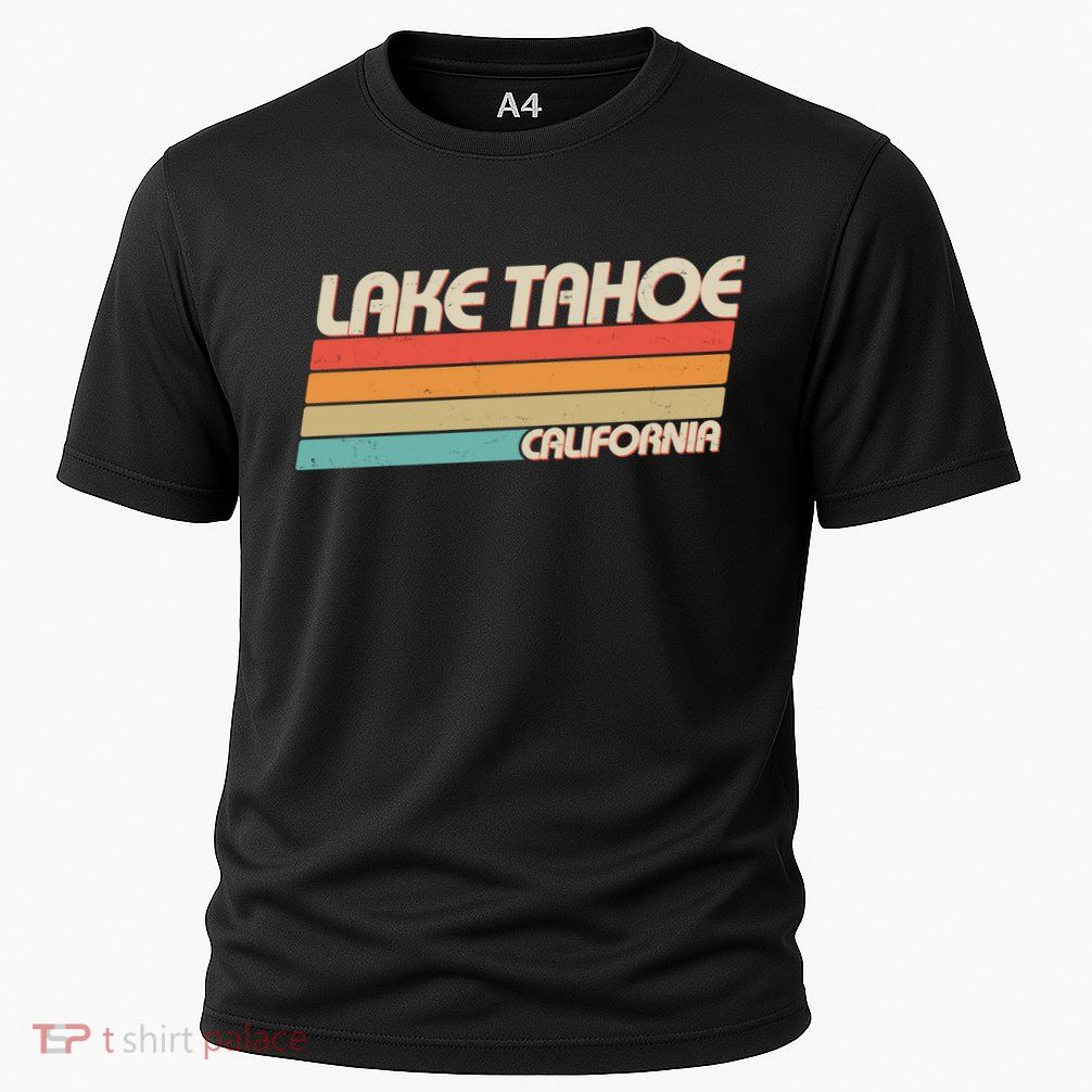 Vintage Lake Tahoe California Logo Performance Shirt