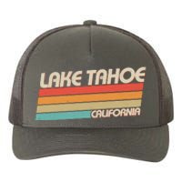 Vintage Lake Tahoe California Logo Yupoong Adult 5-Panel Trucker Hat