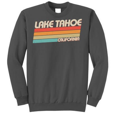 Vintage Lake Tahoe California Logo Tall Sweatshirt