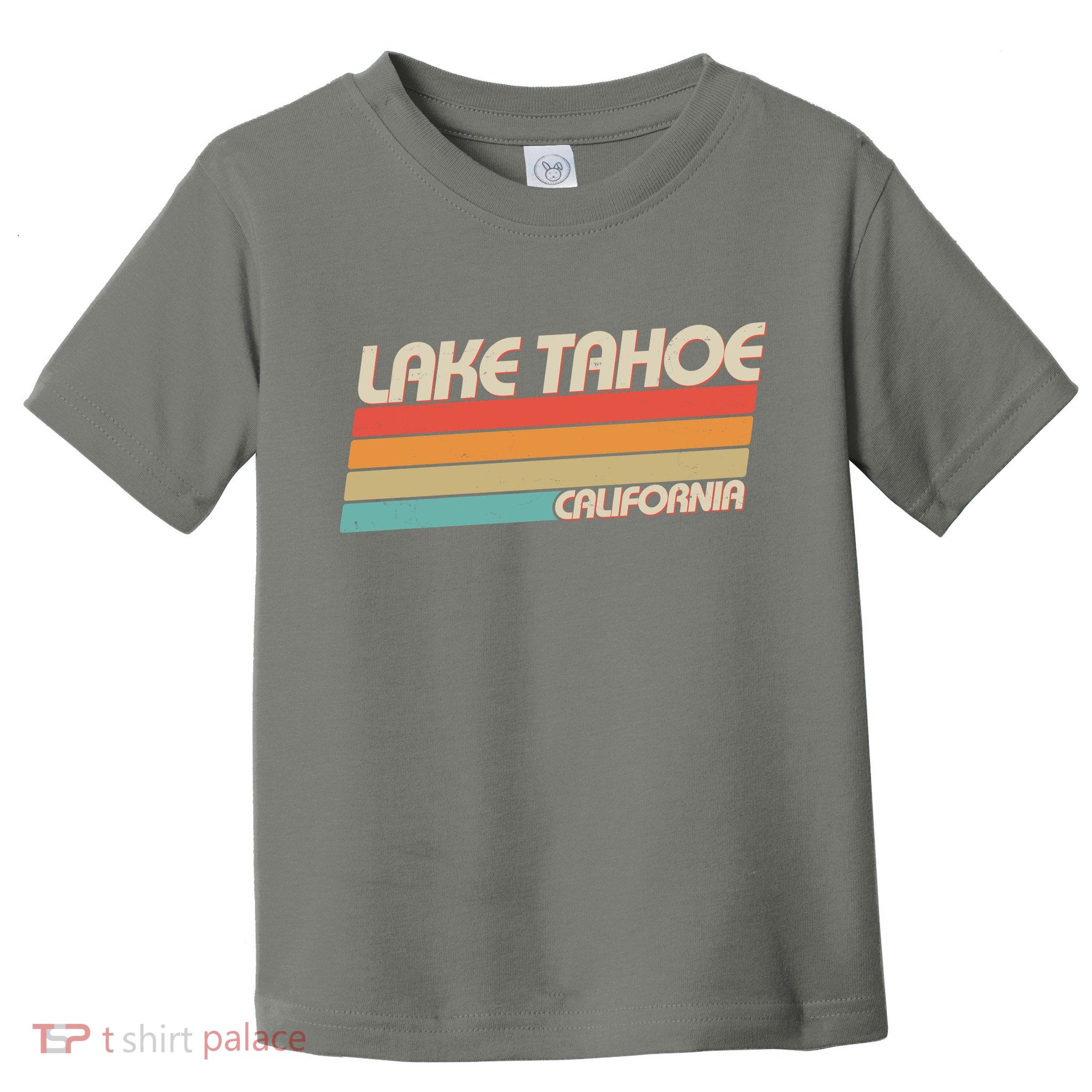 Vintage Lake Tahoe California Logo Toddler T-Shirt