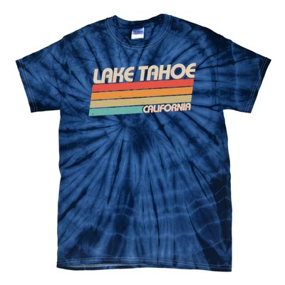 Vintage Lake Tahoe California Logo Tie-Dye T-Shirt