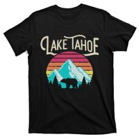 Vintage Lake Tahoe Mountain Bear California Retro Gift T-Shirt