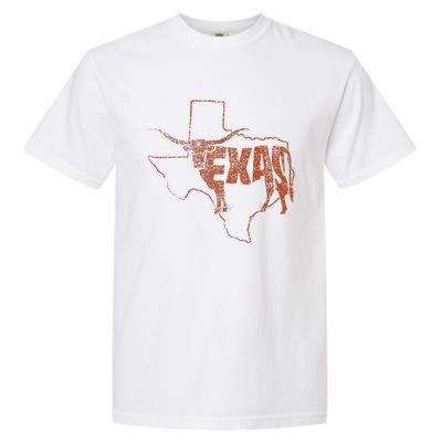 Vintage Longhorn Texas Trendy Austin Pride Retro Design Garment-Dyed Heavyweight T-Shirt