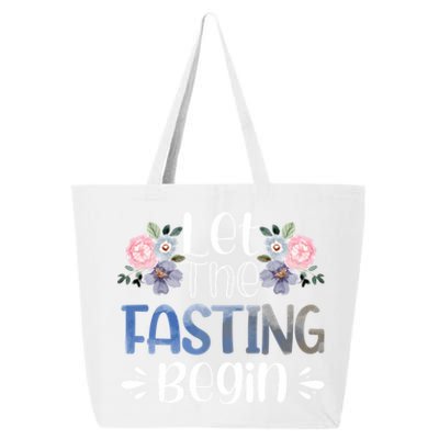 Vwol Let The Fasting Begin Funny Gift 25L Jumbo Tote