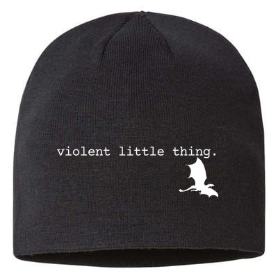 Violent Little Thing Fourth Wing Dark Academia Sustainable Beanie