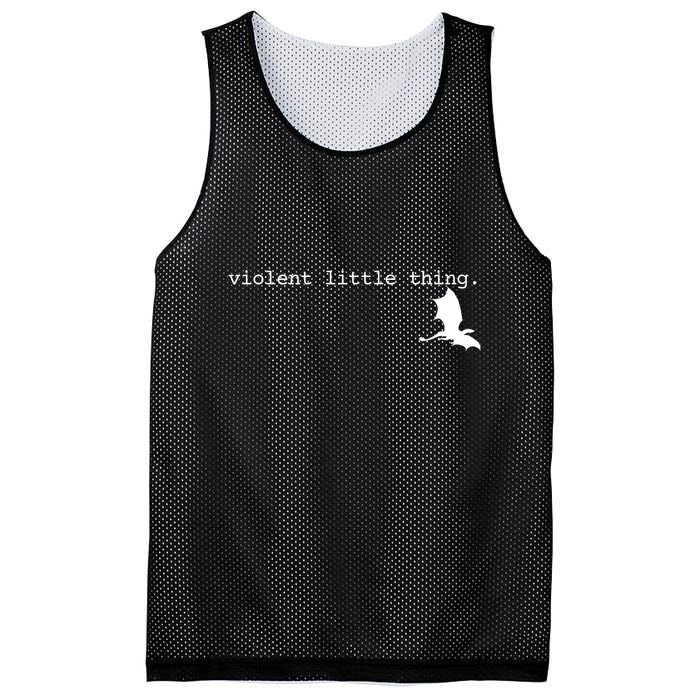 Violent Little Thing Fourth Wing Dark Academia Mesh Reversible Basketball Jersey Tank