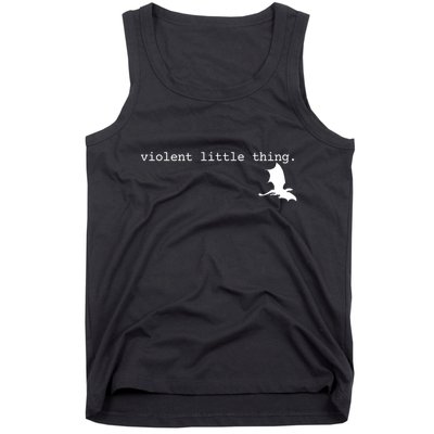 Violent Little Thing Fourth Wing Dark Academia Tank Top