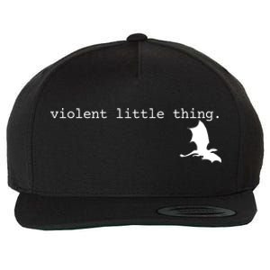 Violent Little Thing Fourth Wing Dark Academia Wool Snapback Cap