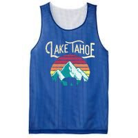 Vintage Lake Tahoe Mountain Bear California Retro Gift Mesh Reversible Basketball Jersey Tank