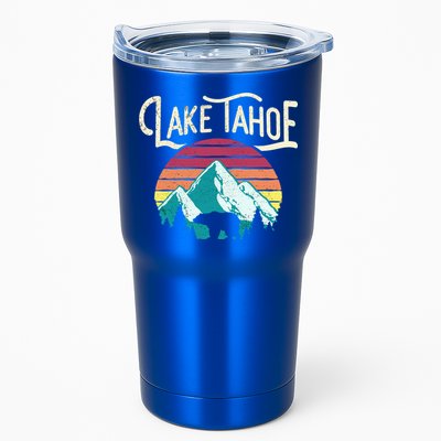 Vintage Lake Tahoe Mountain Bear California Retro Gift Tumbler