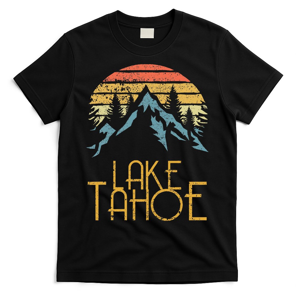 Vintage Lake Tahoe California Nevada Retro T-Shirt