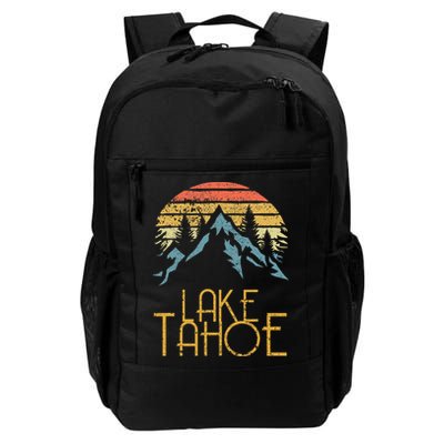 Vintage Lake Tahoe California Nevada Retro Backpack