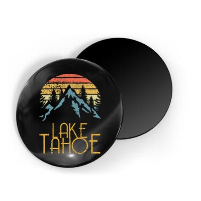 Vintage Lake Tahoe California Nevada Retro Magnet