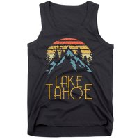 Vintage Lake Tahoe California Nevada Retro Tank Top