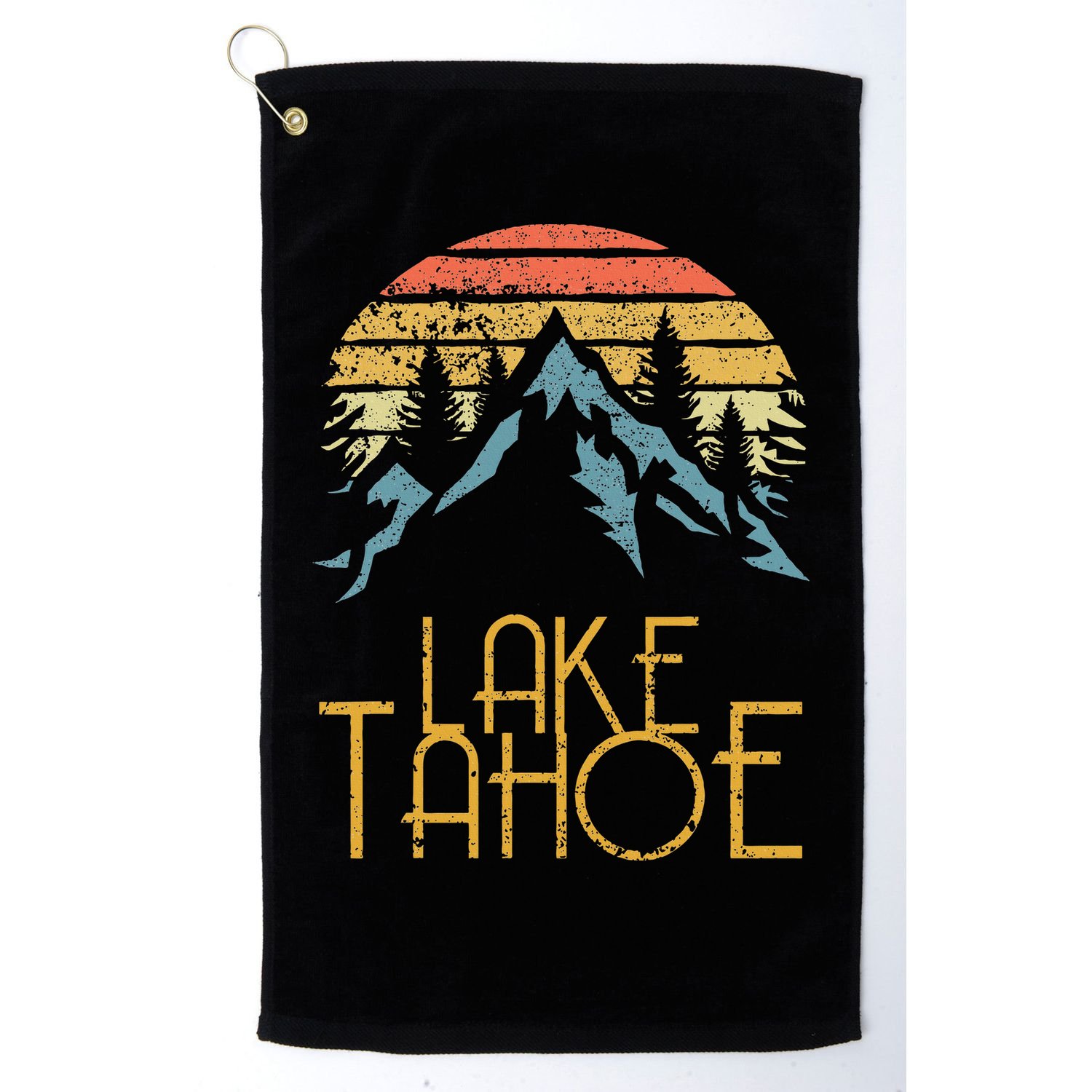 Vintage Lake Tahoe California Nevada Retro Golf Towel