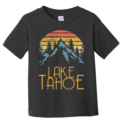 Vintage Lake Tahoe California Nevada Retro Toddler T-Shirt