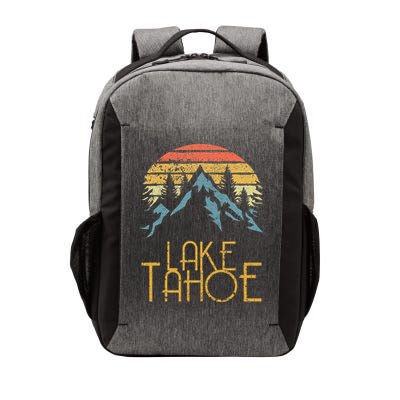 Vintage Lake Tahoe California Nevada Retro Vector Backpack