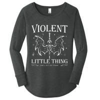 Violent Little Thing Fourth Wing Women's Perfect Tri Tunic Long Sleeve Shirt