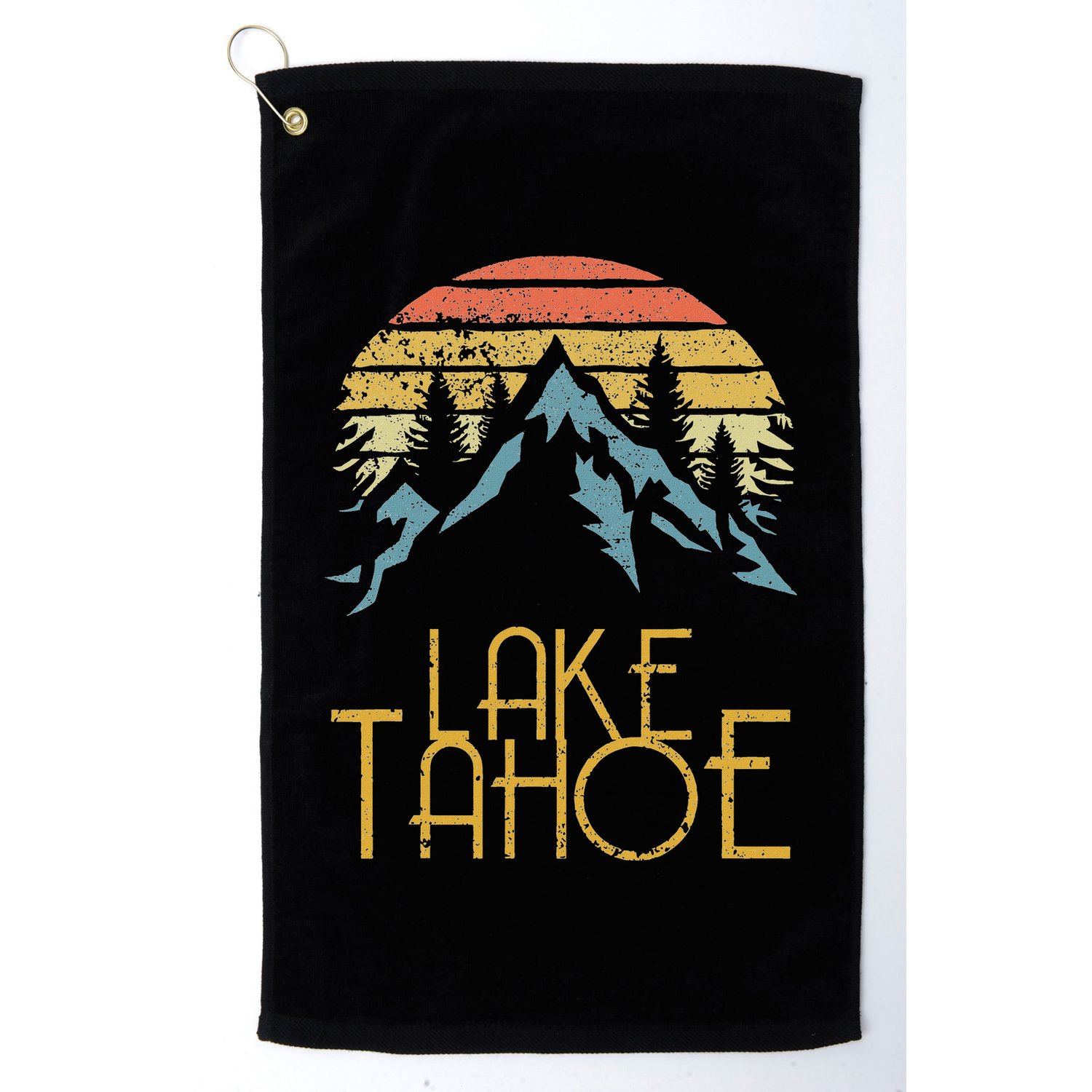 Vintage Lake Tahoe California Nevada Retro Golf Towel