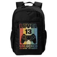 Vintage Level Teenager 13 Unlocked Birthday Gifts 13 Yr Old Daily Commute Backpack