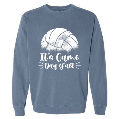 Volleyball Lover | Team Sport | It's Game Day Y'all Garment-Dyed Sweatshirt