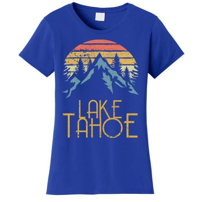 Vintage Lake Tahoe California Nevada Retro Gift Women's T-Shirt