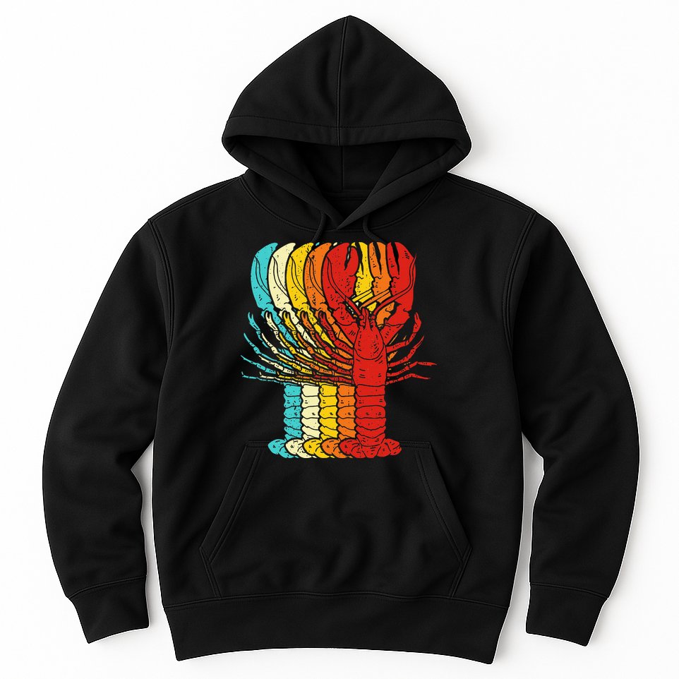 Vintage Lobster Hoodie