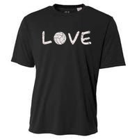 Volleyball Love Cooling Performance Crew T-Shirt