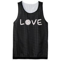 Volleyball Love Mesh Reversible Basketball Jersey Tank