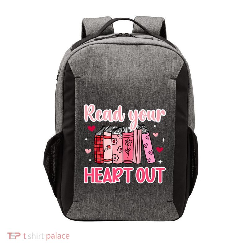 Valentine Librarian Valentines Day School Librarian Cool Gift Vector Backpack
